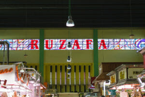 Mercado de Ruzafa en el interior
